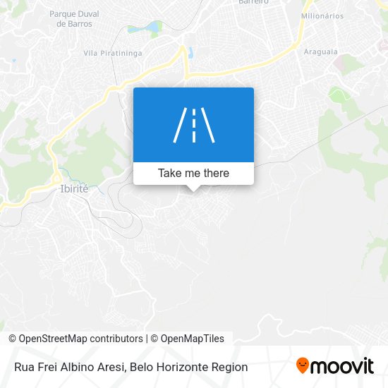 Rua Frei Albino Aresi map
