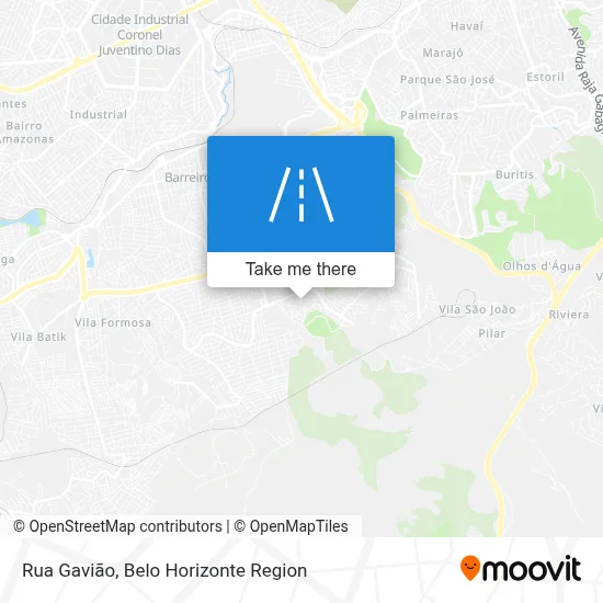 Rua Gavião map
