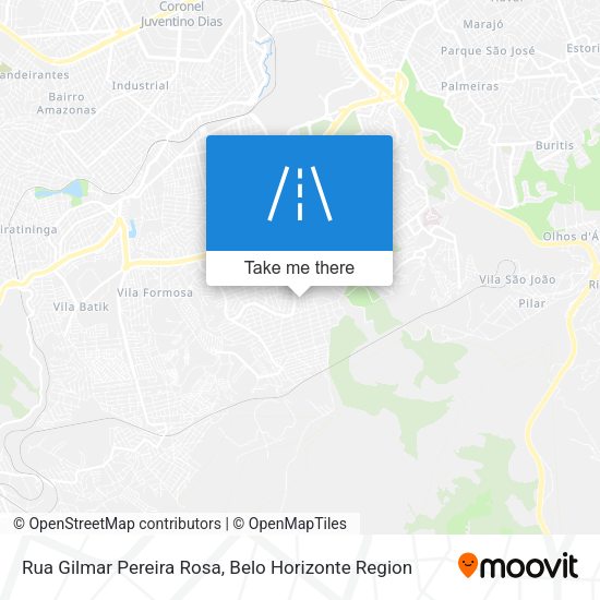 Rua Gilmar Pereira Rosa map