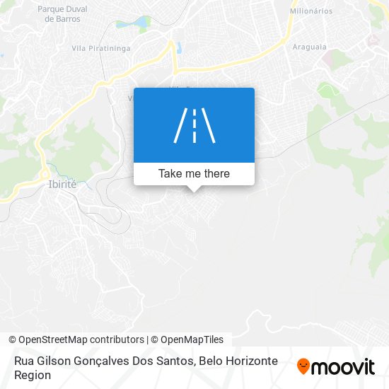 Mapa Rua Gilson Gonçalves Dos Santos
