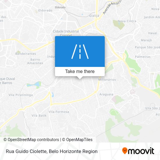 Rua Guido Ciolette map