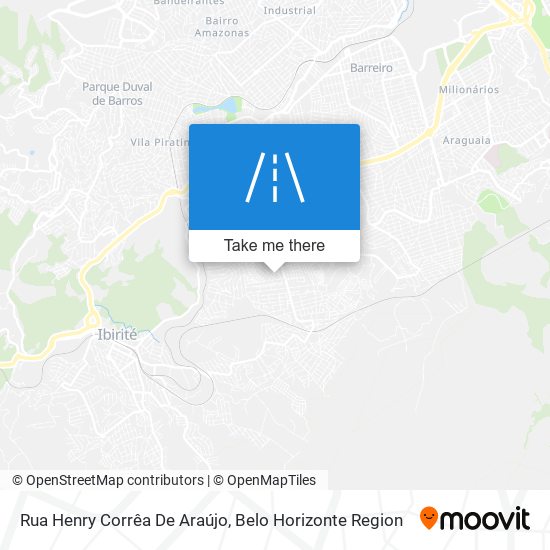 Mapa Rua Henry Corrêa De Araújo