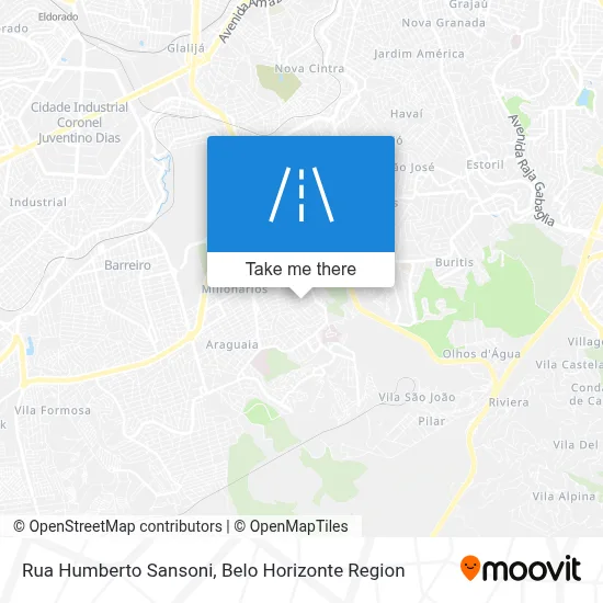 Rua Humberto Sansoni map