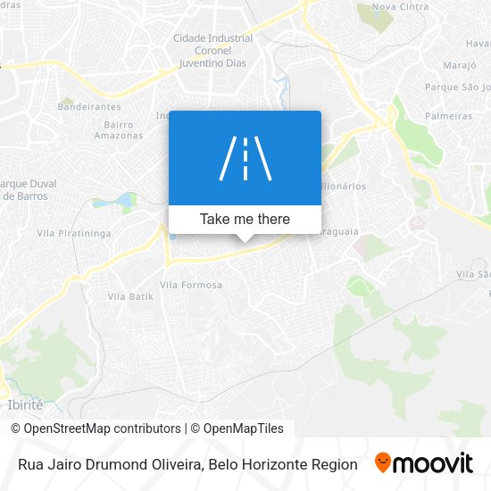 Rua Jairo Drumond Oliveira map