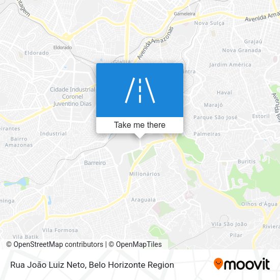 Rua João Luiz Neto map