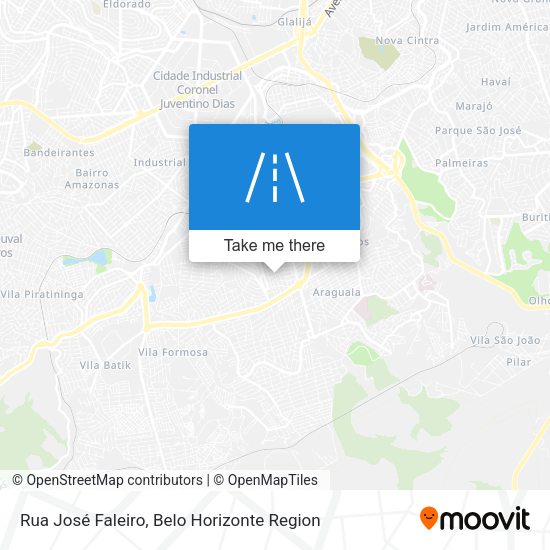 Rua José Faleiro map