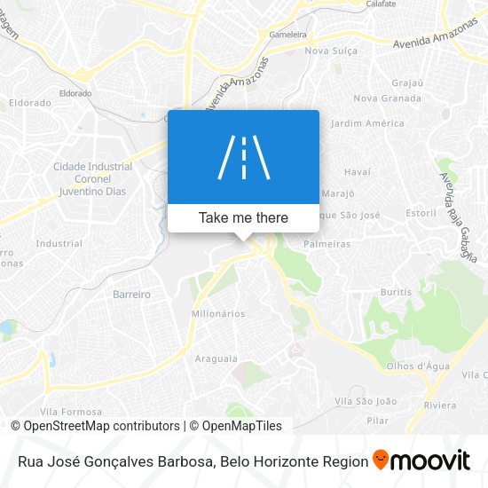 Rua José Gonçalves Barbosa map