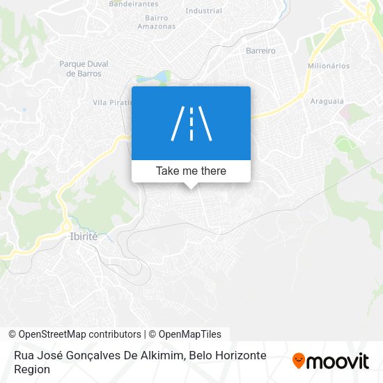 Rua José Gonçalves De Alkimim map