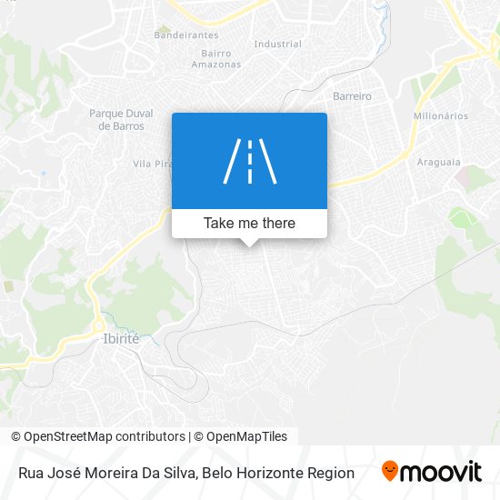 Mapa Rua José Moreira Da Silva