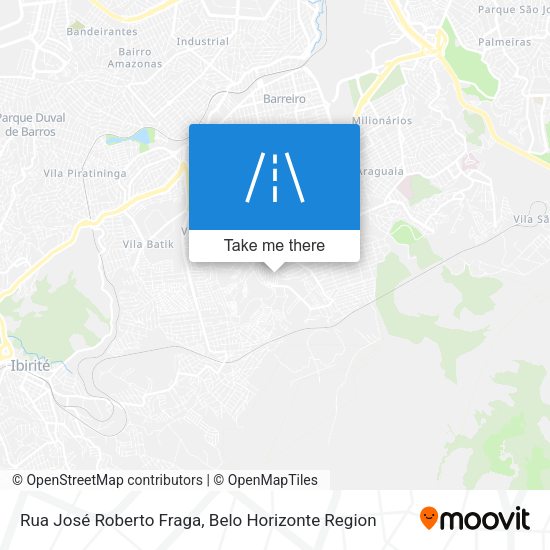 Rua José Roberto Fraga map