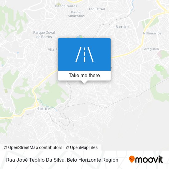 Rua José Teófilo Da Silva map
