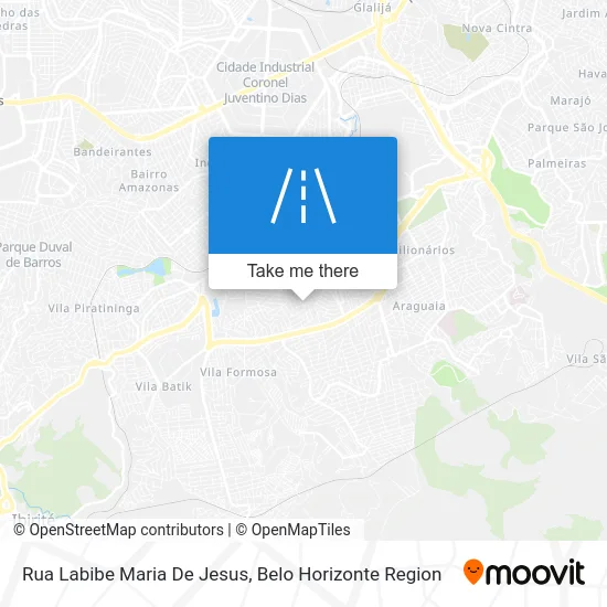 Rua Labibe Maria De Jesus map