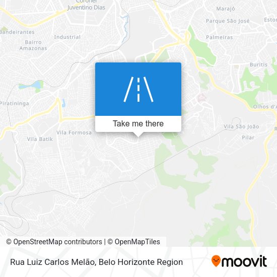 Rua Luiz Carlos Melão map