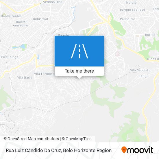 Rua Luiz Cândido Da Cruz map