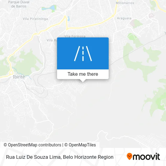 Rua Luiz De Souza Lima map