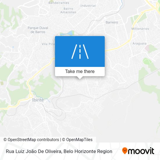 Rua Luiz João De Oliveira map