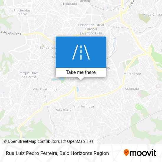Rua Luiz Pedro Ferreira map