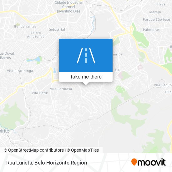 Rua Luneta map