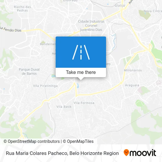 Rua Maria Colares Pacheco map