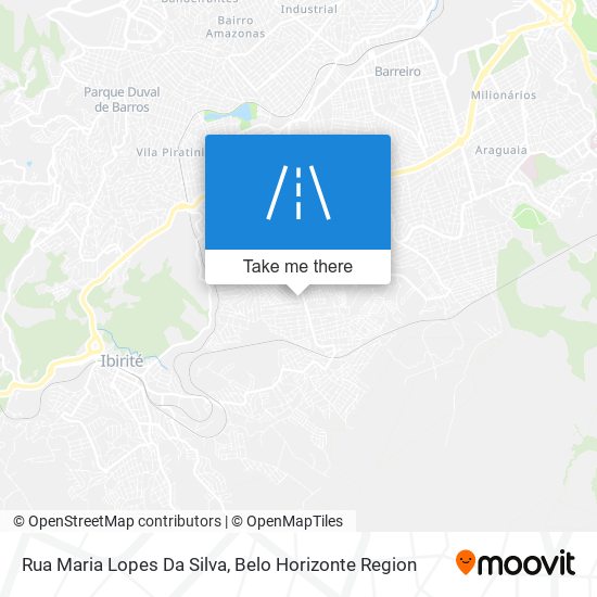 Mapa Rua Maria Lopes Da Silva