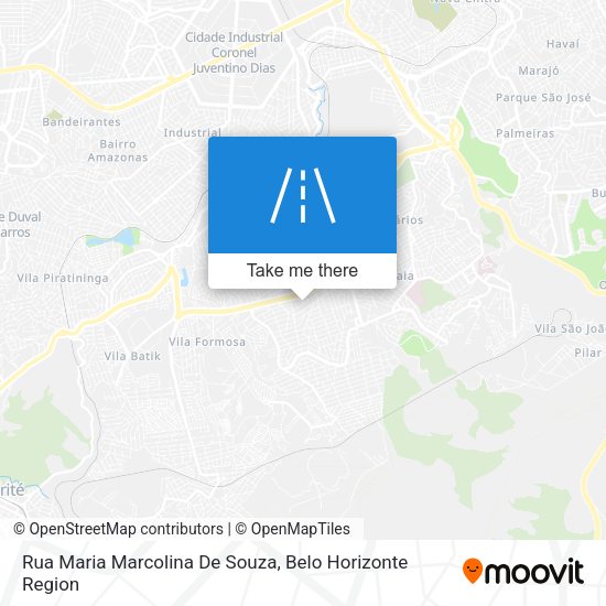 Rua Maria Marcolina De Souza map