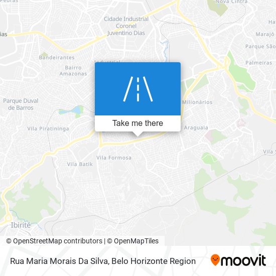 Mapa Rua Maria Morais Da Silva