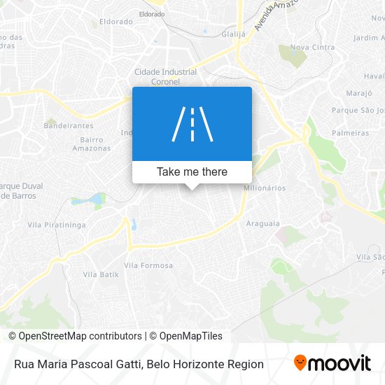 Rua Maria Pascoal Gatti map