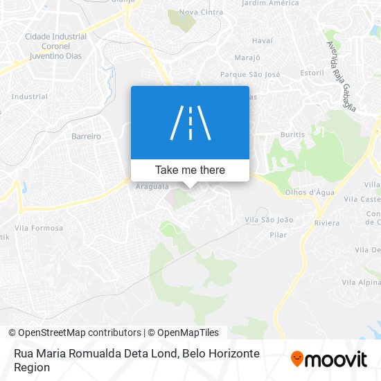 Mapa Rua Maria Romualda Deta Lond