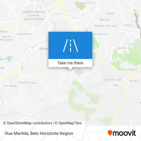 Rua Marilda map