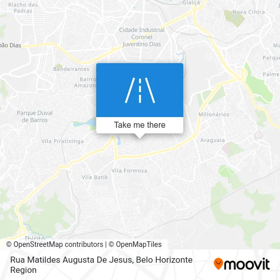 Rua Matildes Augusta De Jesus map