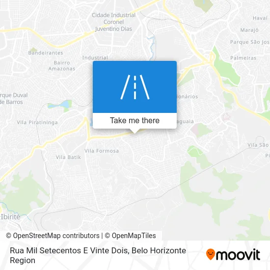 Rua Mil Setecentos E Vinte Dois map