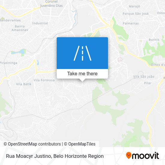 Rua Moacyr Justino map