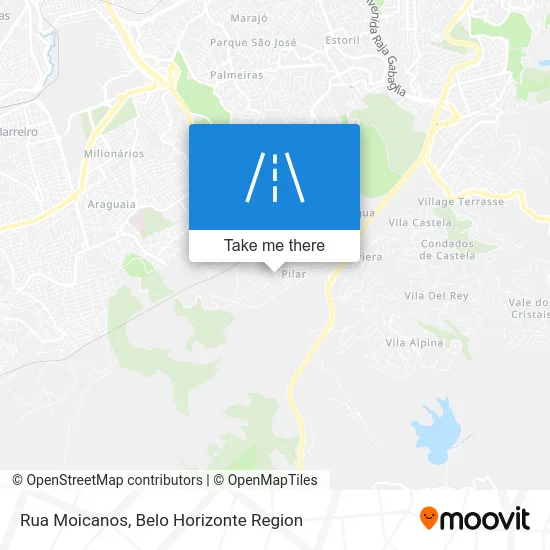 Rua Moicanos map