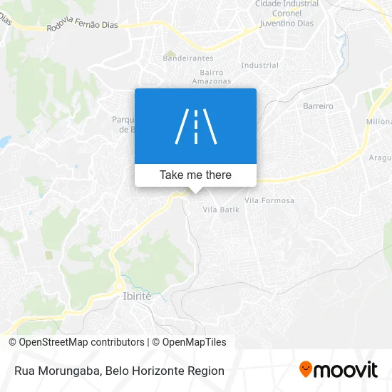 Rua Morungaba map