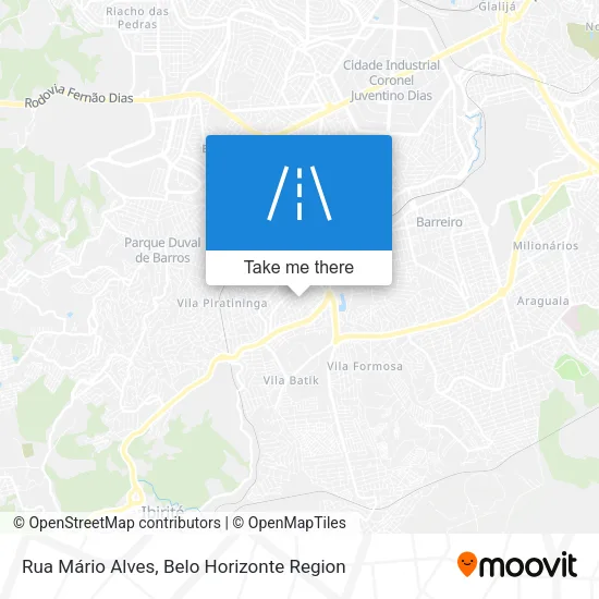 Rua Mário Alves map