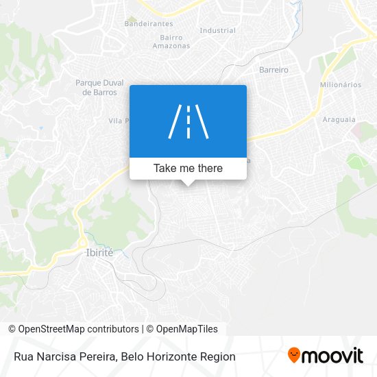 Rua Narcisa Pereira map