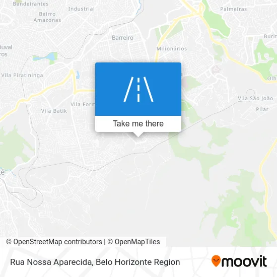 Rua Nossa Aparecida map