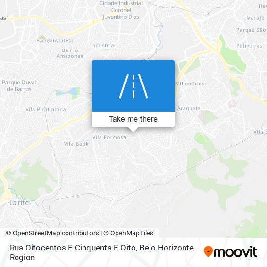 Rua Oitocentos E Cinquenta E Oito map