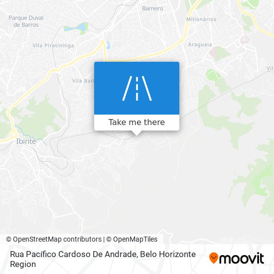 Rua Pacífico Cardoso De Andrade map