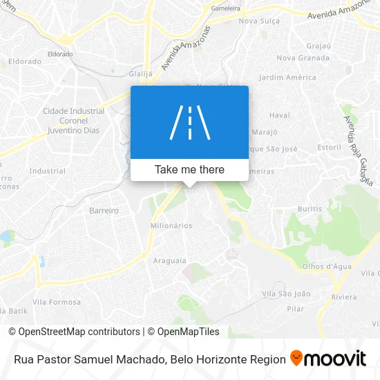 Rua Pastor Samuel Machado map