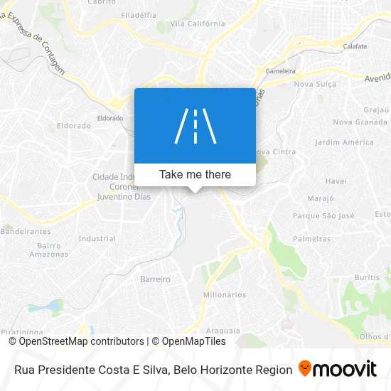Rua Presidente Costa E Silva map