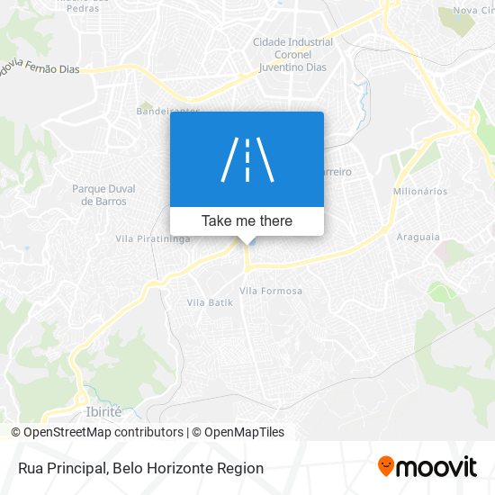 Rua Principal map