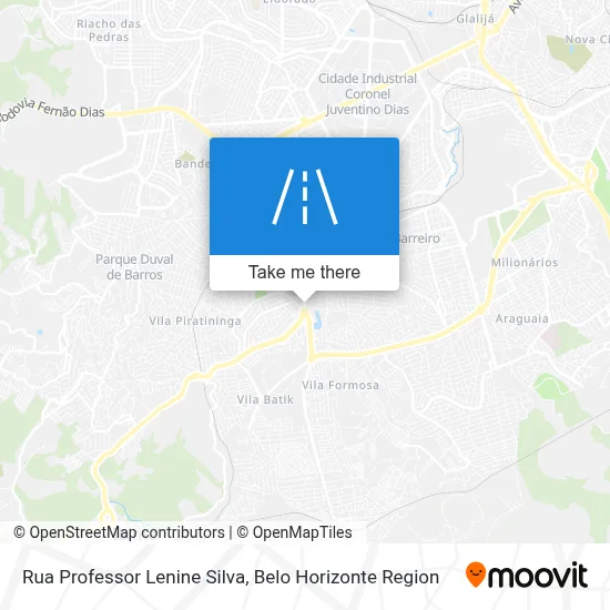 Rua Professor Lenine Silva map