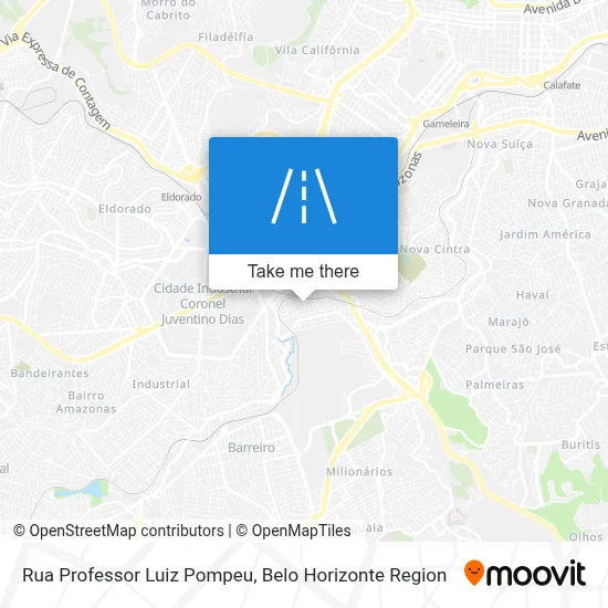 Rua Professor Luiz Pompeu map