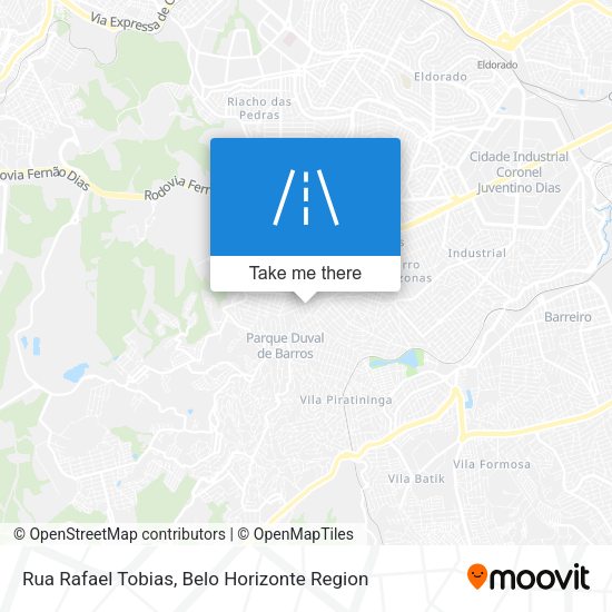 Rua Rafael Tobias map