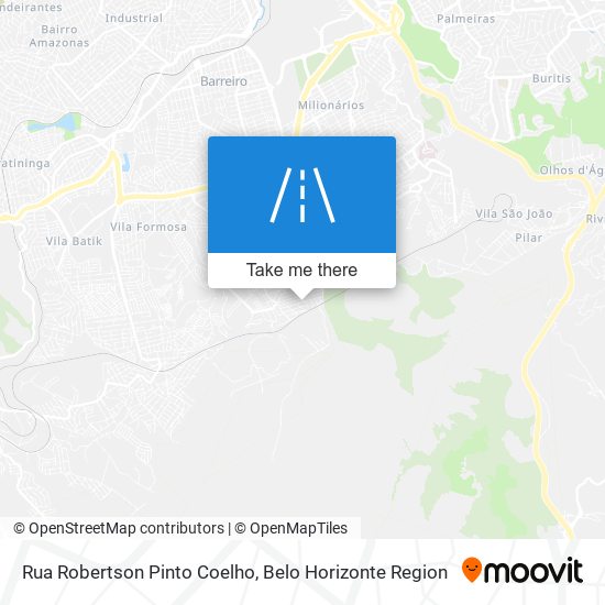 Rua Robertson Pinto Coelho map