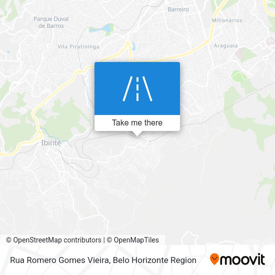 Rua Romero Gomes Vieira map