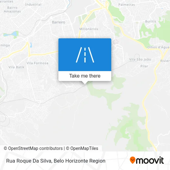 Rua Roque Da Silva map