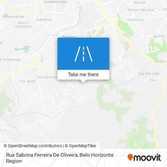 Mapa Rua Sabrina Ferreira De Oliveira