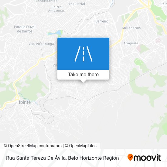 Rua Santa Tereza De Ávila map